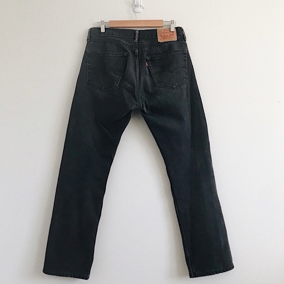 Vintage | Rare Levi’s Distressed 505’s Black Jeans - Picture 5 of 7